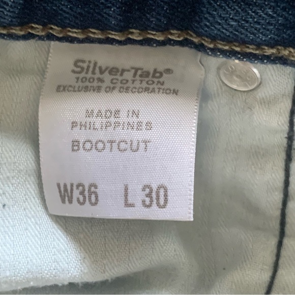 Men’s Levi’s SilverTab Y2K Bootcut Jeans - Picture 7 of 8